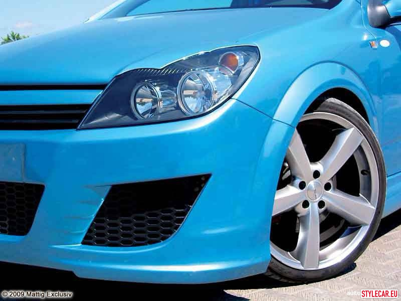 Eyelashes On Headlights [Op10At1388Jn] For Opel Astra H 