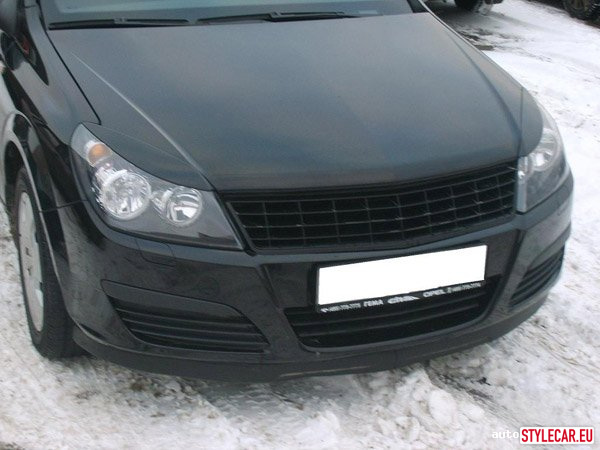 Eyelashes On Headlights [Op10At1392Bsm] For Opel Astra H 