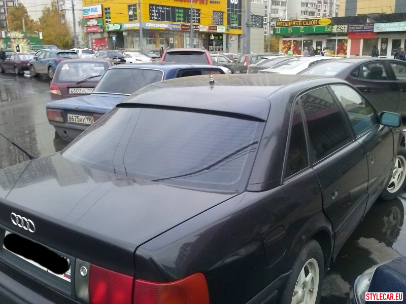 Rear Window Spoiler [Au03At0220St] For Audi 100 (C4) 