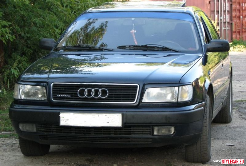 Eyelashes On Headlights [Au10At0226Jn] For Audi 100 (C4) 