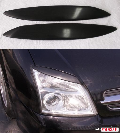 Eyelashes On Headlights [Op10At1515Jn] For Opel Vectra C/Signum 