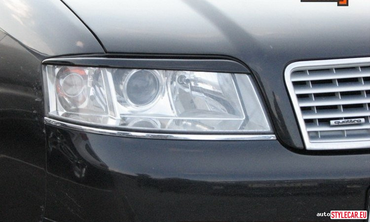 Eyelashes On Headlights [Au10At0276Jn] For Audi A6 (C5) 