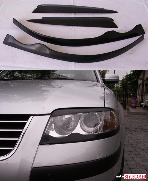 Lower Eyelashes On Headlights [Vw11At1911Jn] For Volkswagen Passat B5 