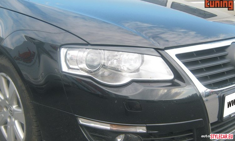 Eyelashes On Headlights [Vw10At1929Jn] For Volkswagen Passat B6 