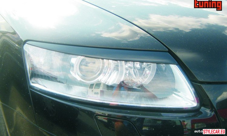 Eyelashes On Headlights [Au10At0288Jn] For Audi A6 (C6) 