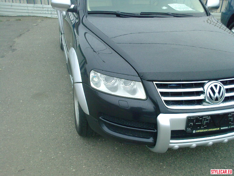 Eyelashes On Headlights [Vw10At2063Jn] For Volkswagen Touareg (I) 