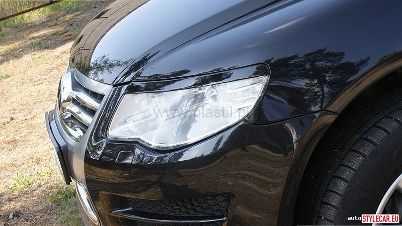 Eyelashes On Headlights [Vw10At2064Jn] For Volkswagen Touareg (I) 