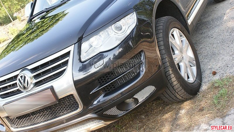 Eyelashes On Headlights [Vw10At2064Jn] For Volkswagen Touareg (I) 