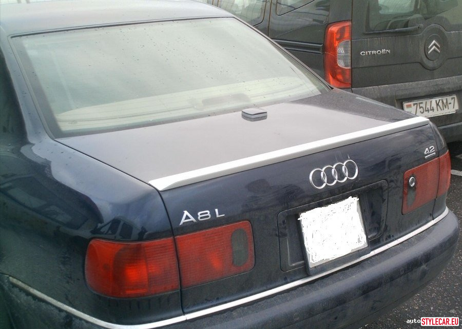 Trunk Lid Spoiler [Au13At0322St] For Audi A8 (D2) 