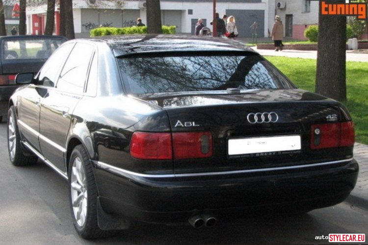 Rear Window Spoiler [Au03At0324St] For Audi A8 (D2) 