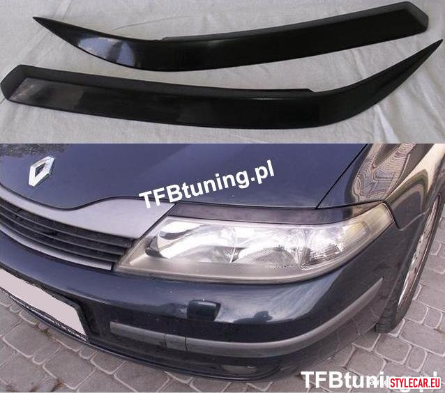 Eyelashes On Headlights [Re10At2272Jn] For Renault Laguna Ii 