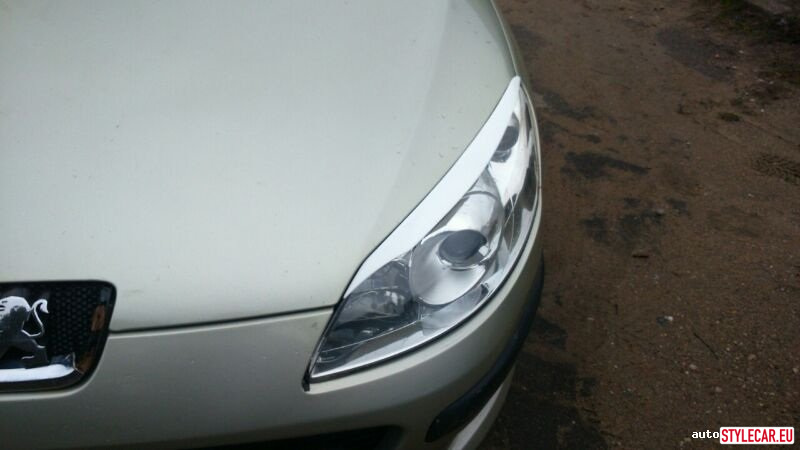 Eyelashes On Headlights [Pe10At2395Jn] For Peugeot 407 