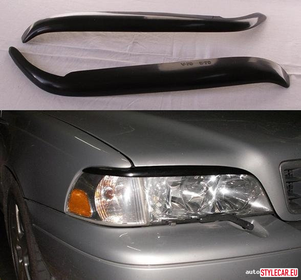 Eyelashes On Headlights [Vo10At2503Jn] For Volvo S70/V70 