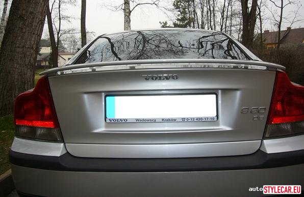 Trunk Lid Spoiler [Vo13At2521St] For Volvo S60 (I) 