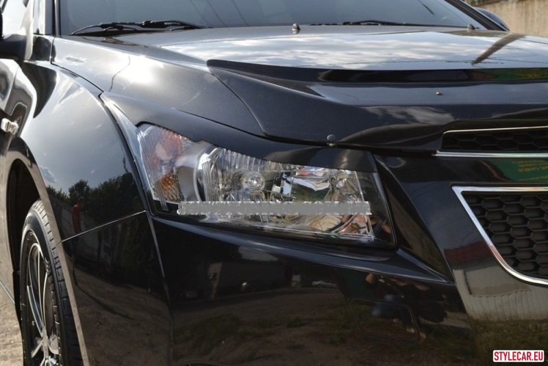 Eyelashes On Headlights [Ch10At2775St] For Chevrolet Cruze 