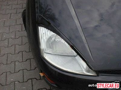 Eyelashes On Headlights [Fo10At0434Bsm] For Ford  Focus I 