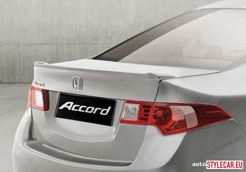 Trunk Lid Spoiler [Ho13At0550St] For Honda Accord Viii 