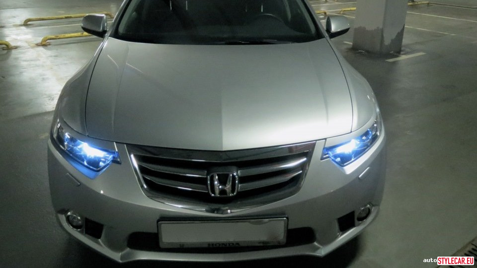 Eyelashes On Headlights [Ho10At0552Bsm] For Honda Accord Viii 