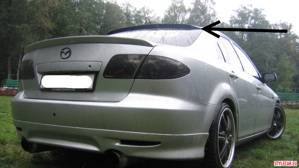 Rear Window Spoiler [Ma03At2672Jn] For Mazda  6 (I) 