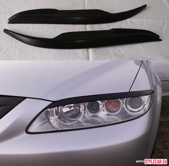 Eyelashes On Headlights [Ma10At0621Bsm] For Mazda  6 (I) 