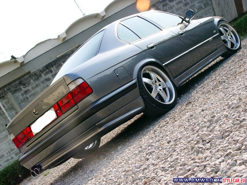 Rear Bumper Bottom Trim [Bm16At0886Wl] Zender Style Inspired For Bmw (5-Series) E34 