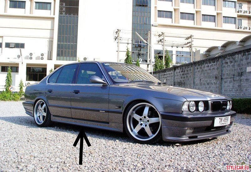 Sill Body Kit [Bm07At0887Wl] Zender Style Inspired For Bmw (5-Series) E34 