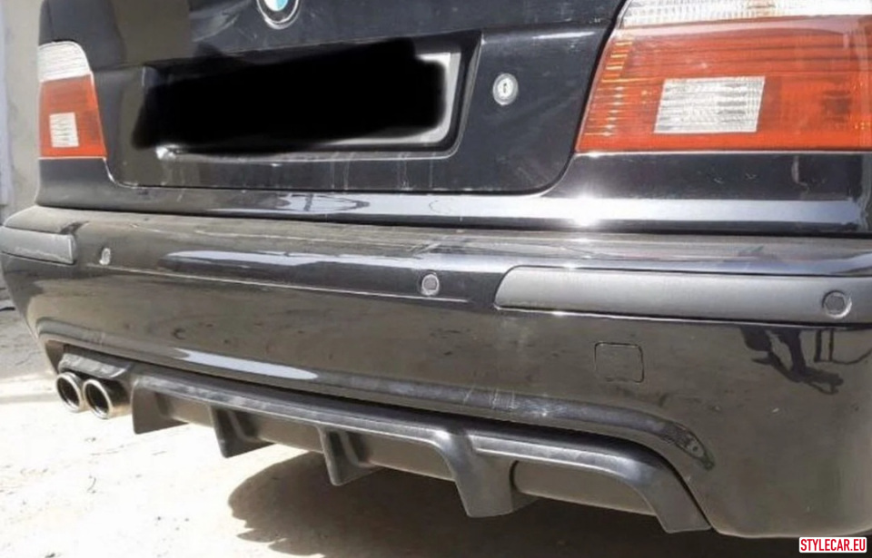 Rear Bumper Diffuser [Bm35At3862Bsm] For Bmw (5-Series) E39 