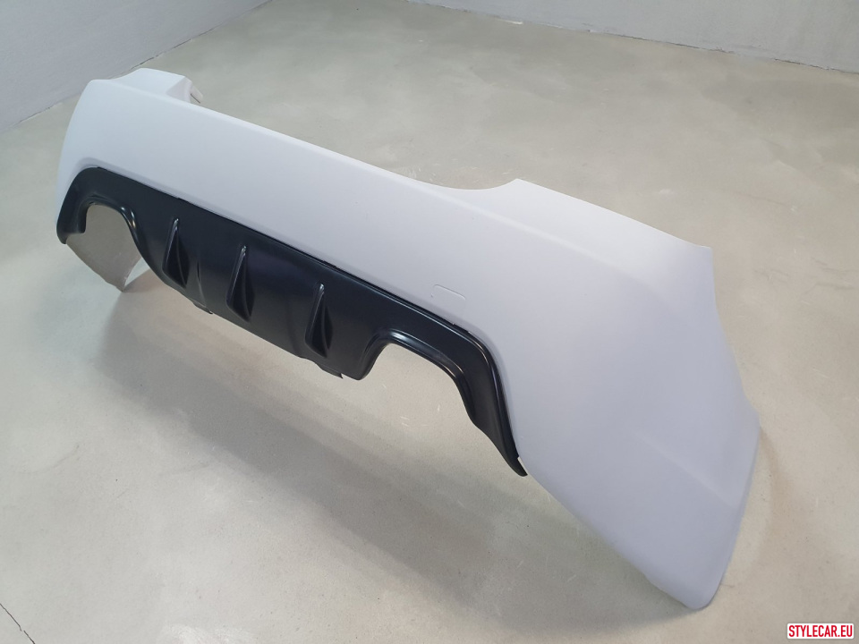 Rear Bumper Diffuser [Bm35At3907Bsm] For Bmw (5-Series) E60 