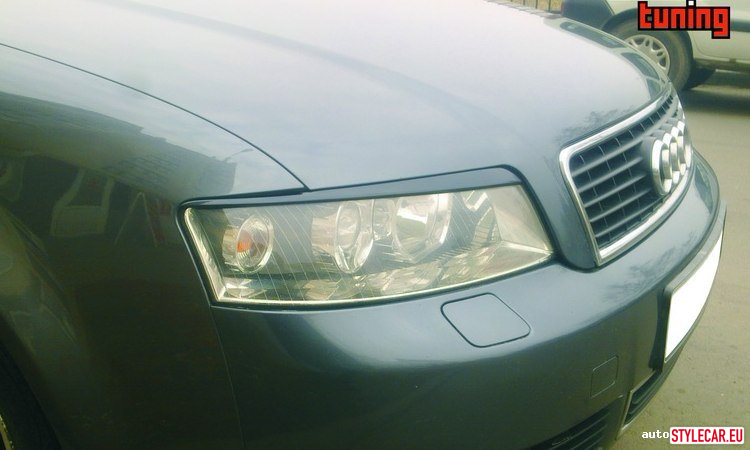 Eyelashes On Headlights [Au10At0166Jn] For Audi A4 (B6) 