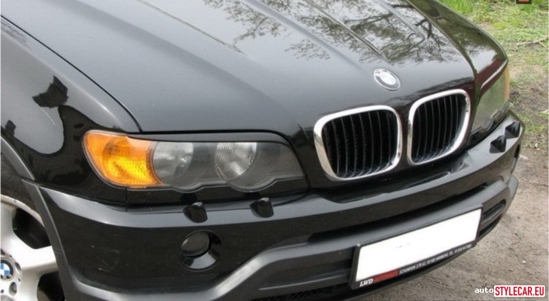 Eyelashes On Headlights [Bm10At1042Jn] For Bmw X5 (E53) 