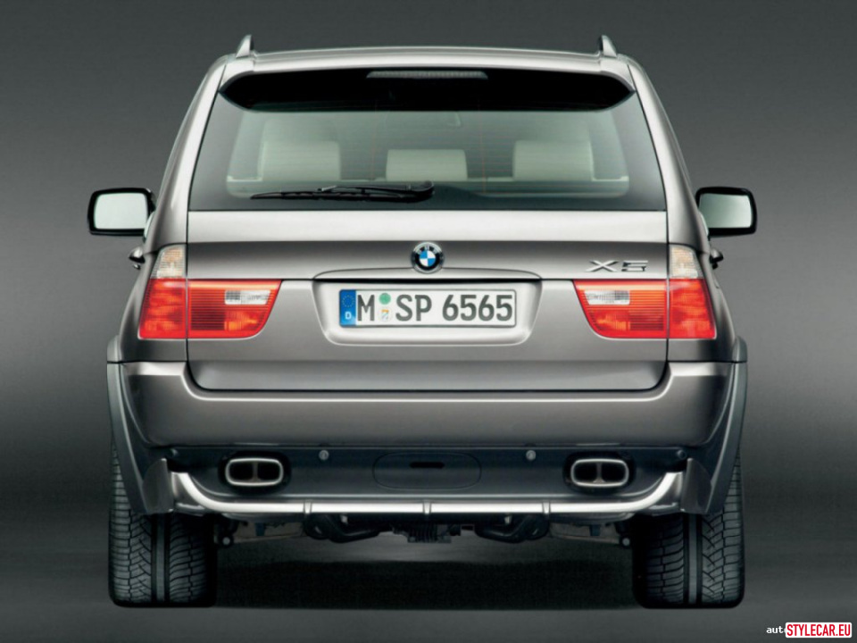 Rear Bumper Bottom Trim [Bm16At1045St] For Bmw X5 (E53) 