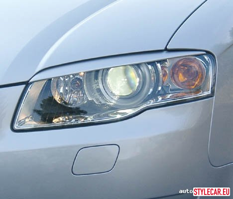 Eyelashes On Headlights [Au10At0186Jn] For Audi A4 (B7) 