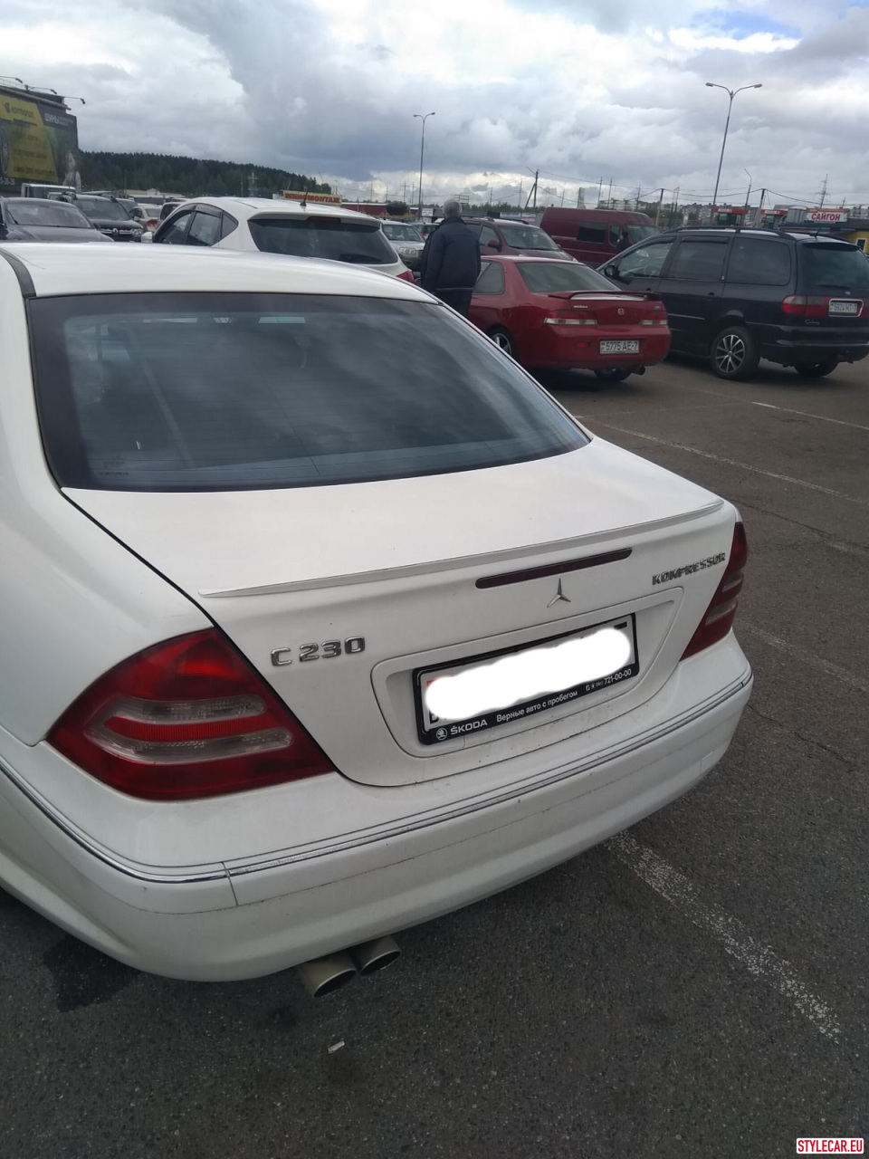 Trunk Lid Spoiler [Mb13At3999Jn] For Mercedes-Benz W203 