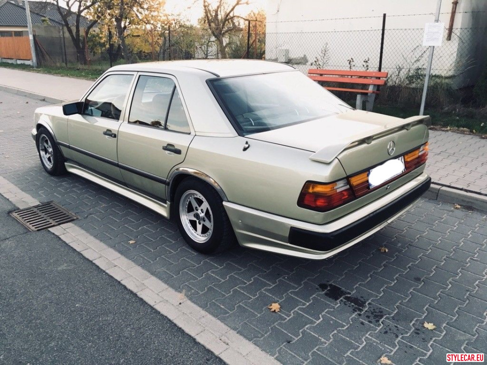 Trunk Lid Spoiler [Mb13At3989St] Zender Style Inspired For Mercedes-Benz W124 