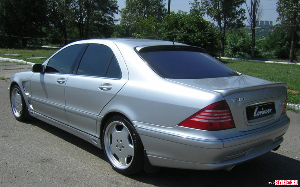 Rear Window Spoiler [Mb03At1236St] Lorinser Style Inspired For Mercedes-Benz W220 