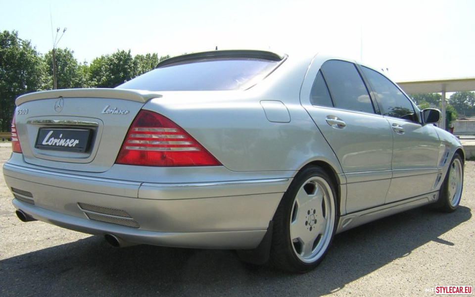 Trunk Lid Spoiler [Mb13At1237St] Lorinser Style Inspired For Mercedes-Benz W220 